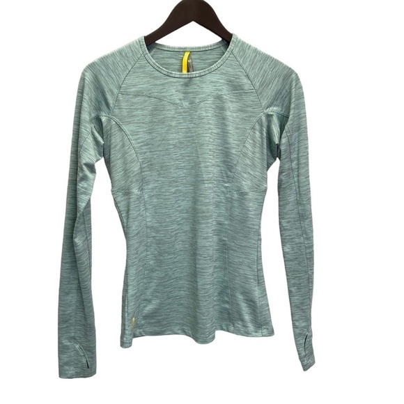 LOLE Blue Long Sleeve Activewear Top Size S - Picture 4 of 9
